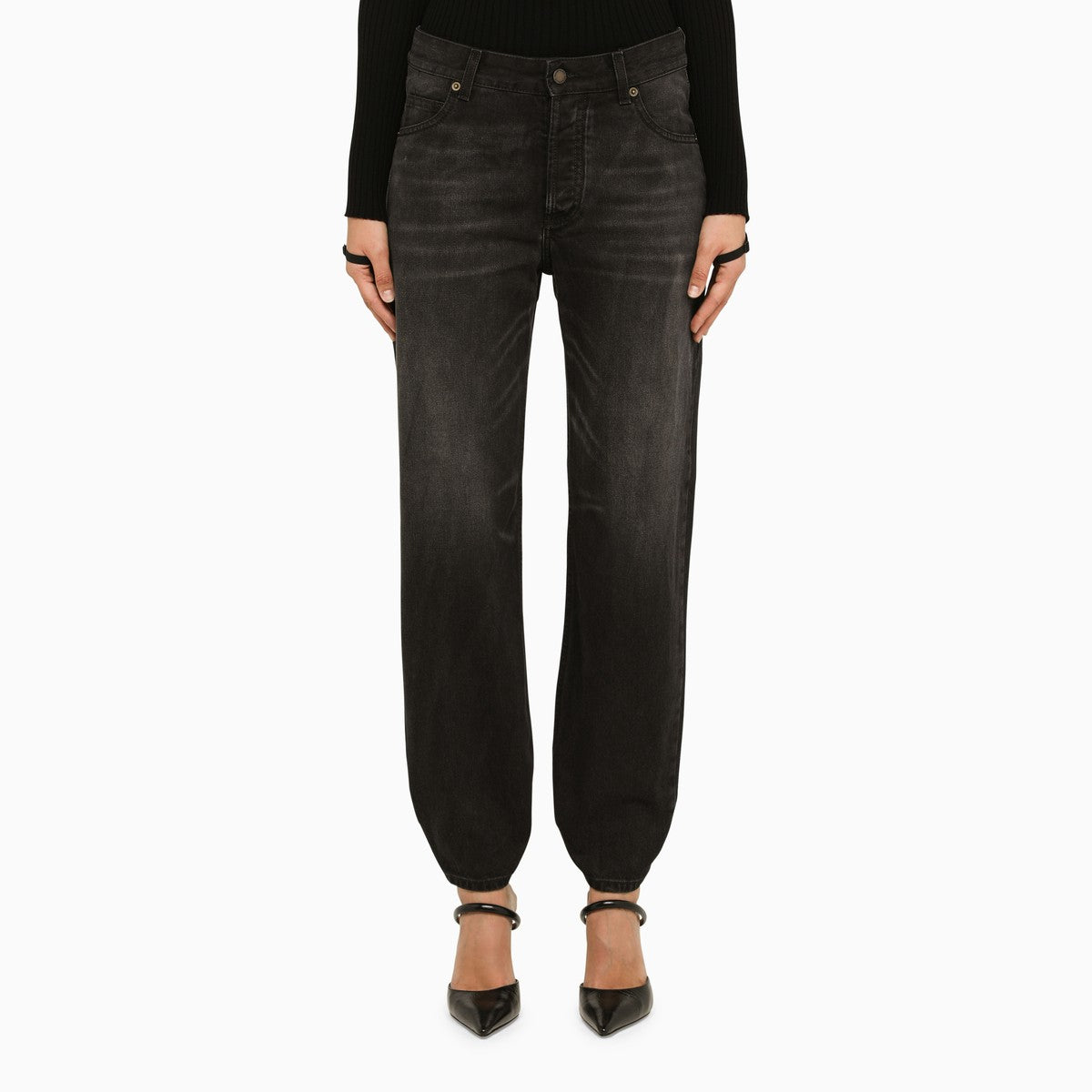 DARKPARK Black denim boyfriend jeans Darkpark 