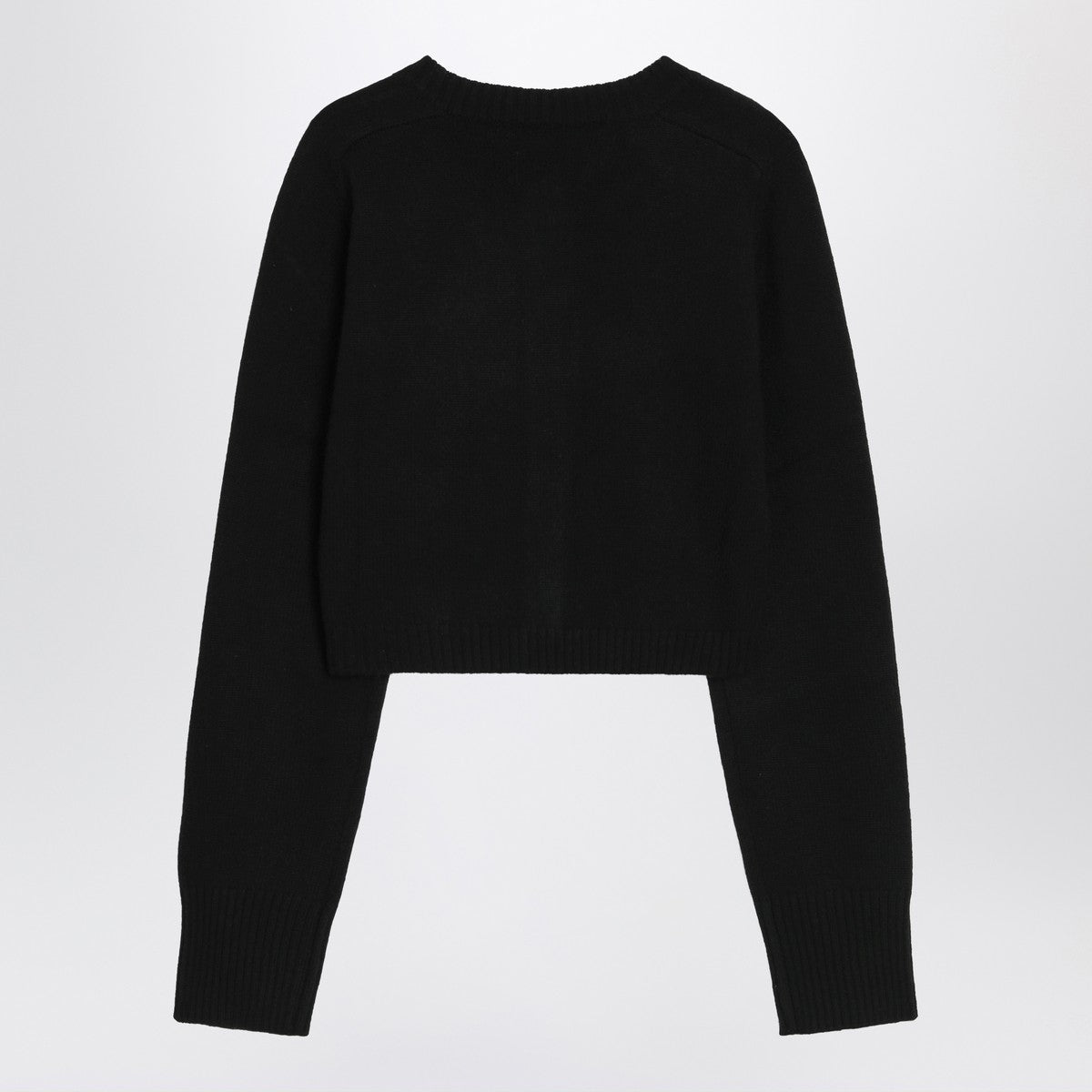 LouLou De Saison Black cropped cashmere cardigan LouLou De Saison 