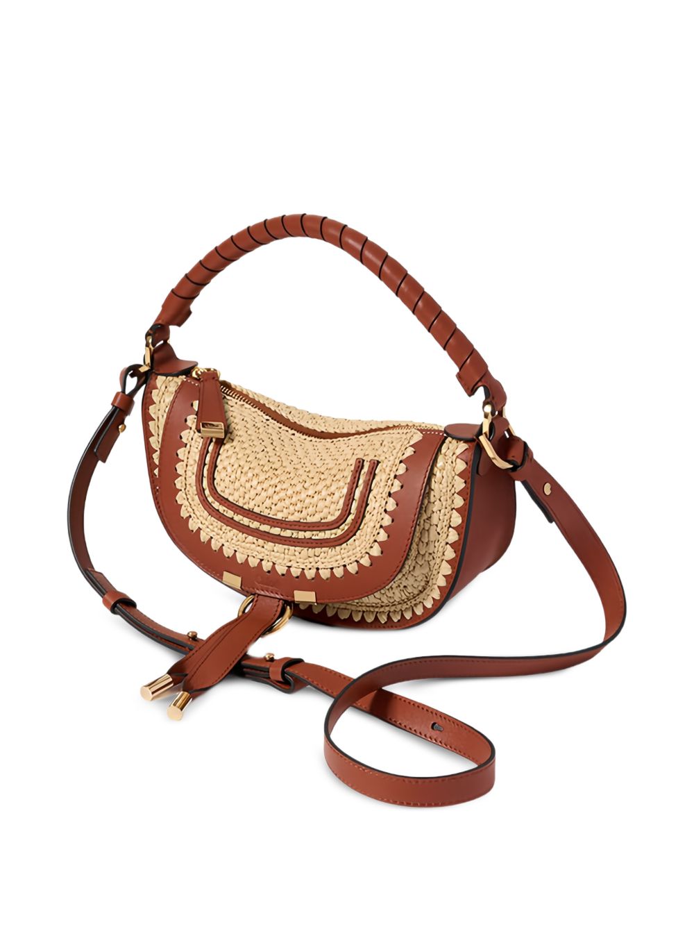 MARCIE MINI RAFIA SHOULDER BAG