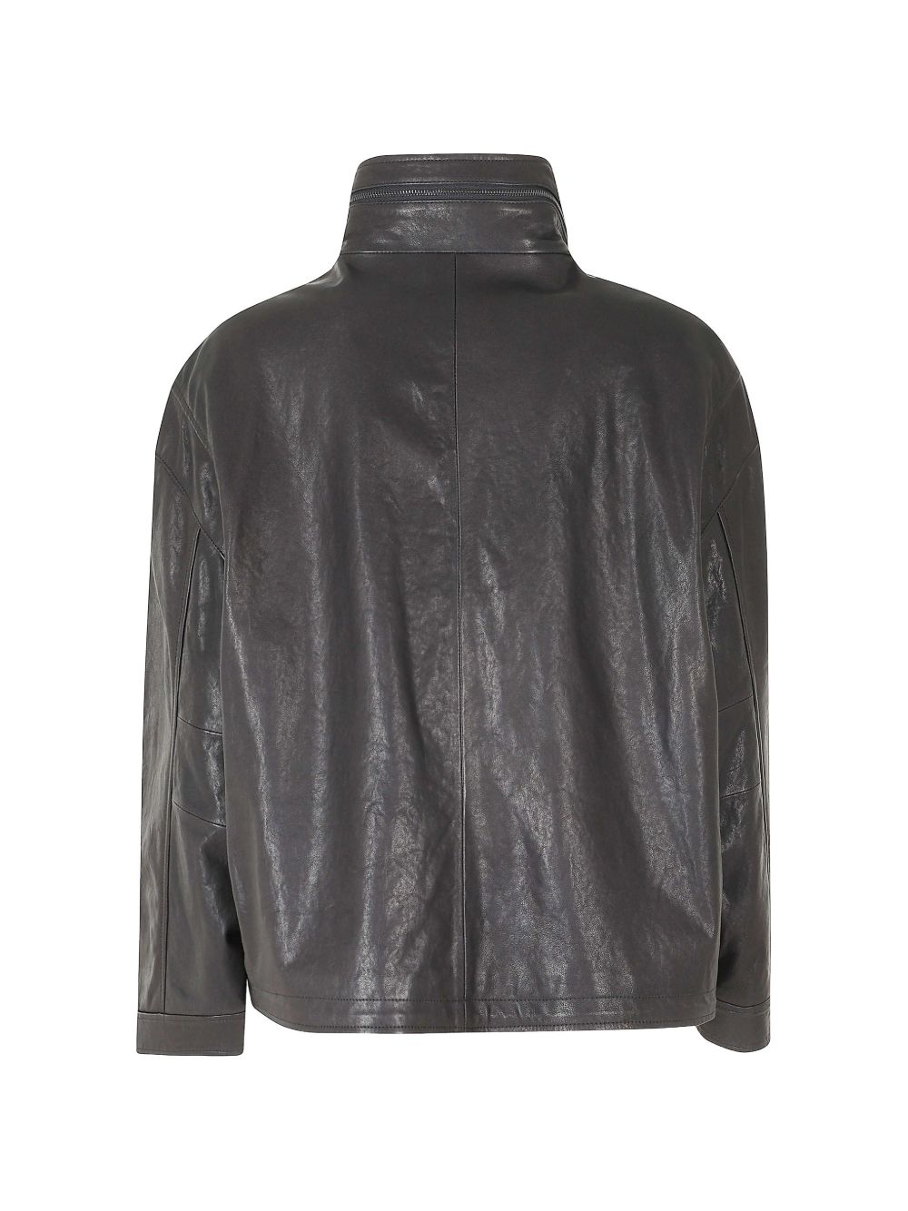 LEATHER BLOUSON JACKET