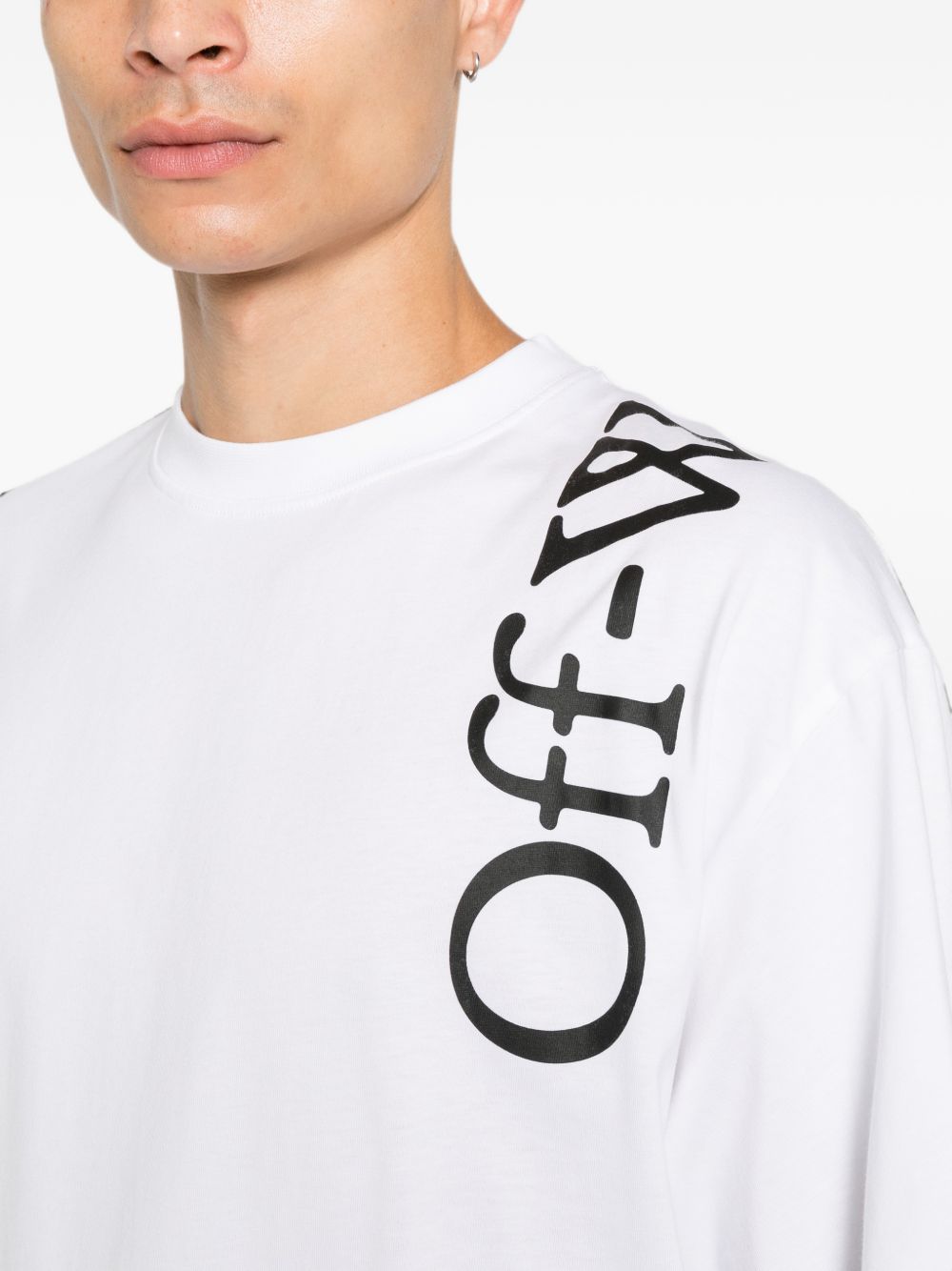 VERTICAL BOOKISH SKATE COTTON T-SHIRT