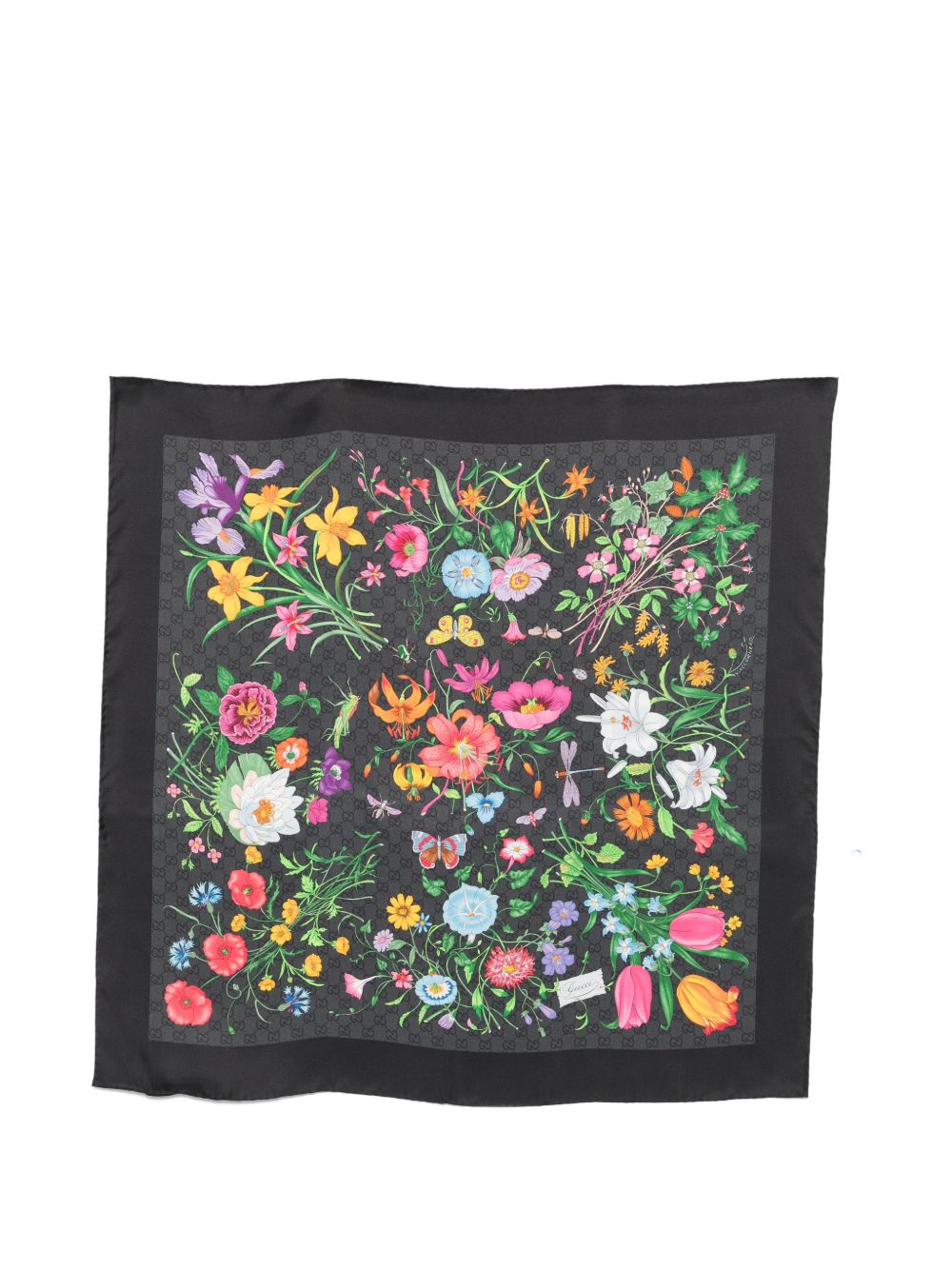 GUCCI FLORA SILK FOULARD