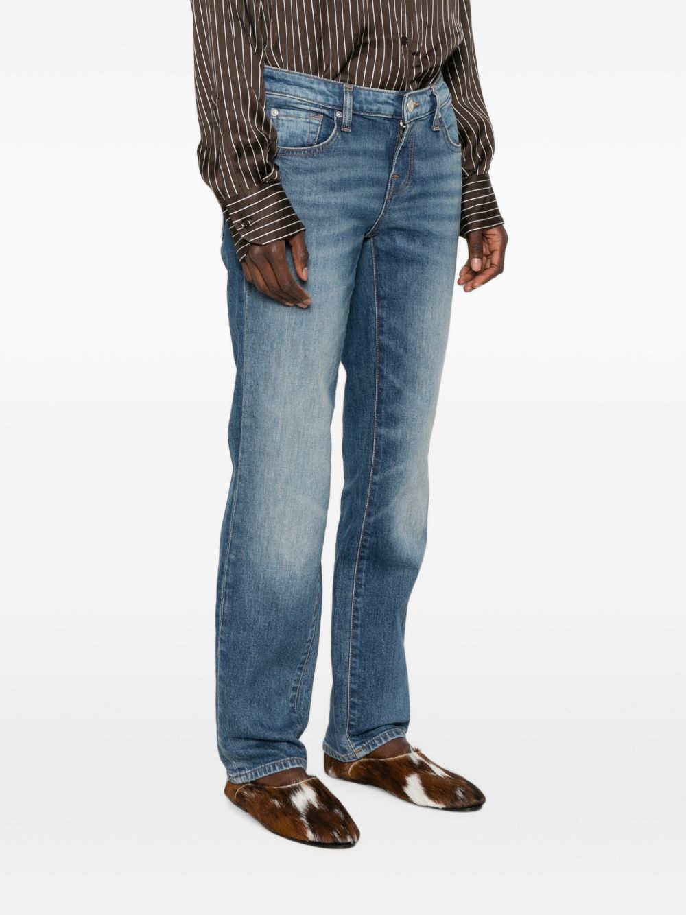LOW CIGARETTE DENIM JEANS