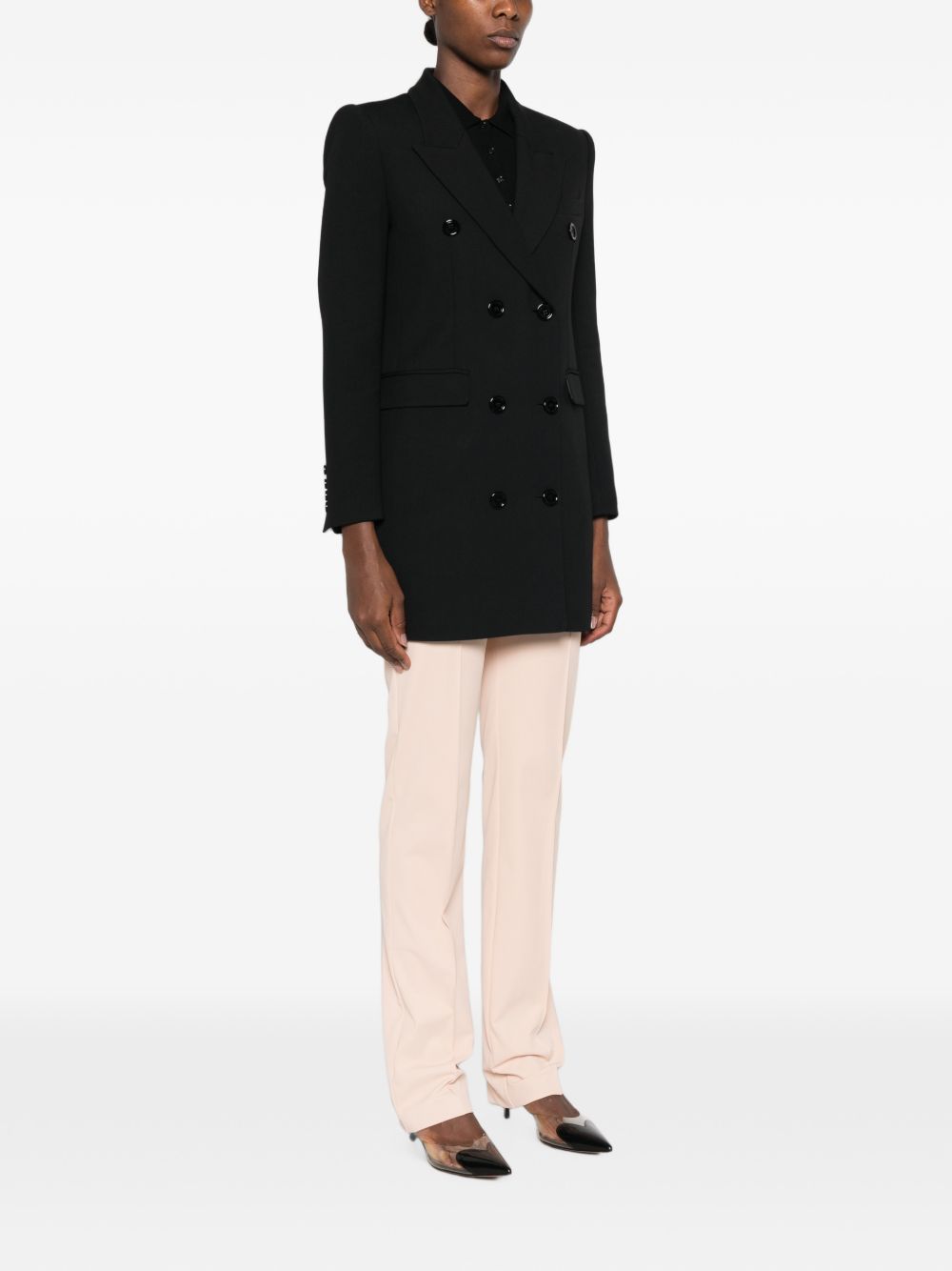 DOUBLE-BREASTED BLAZER JACKET