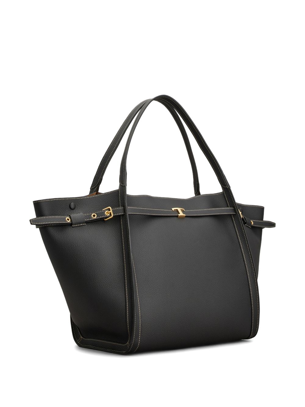 T TIMELESS MEDIUM LEATHER TOTE BAG