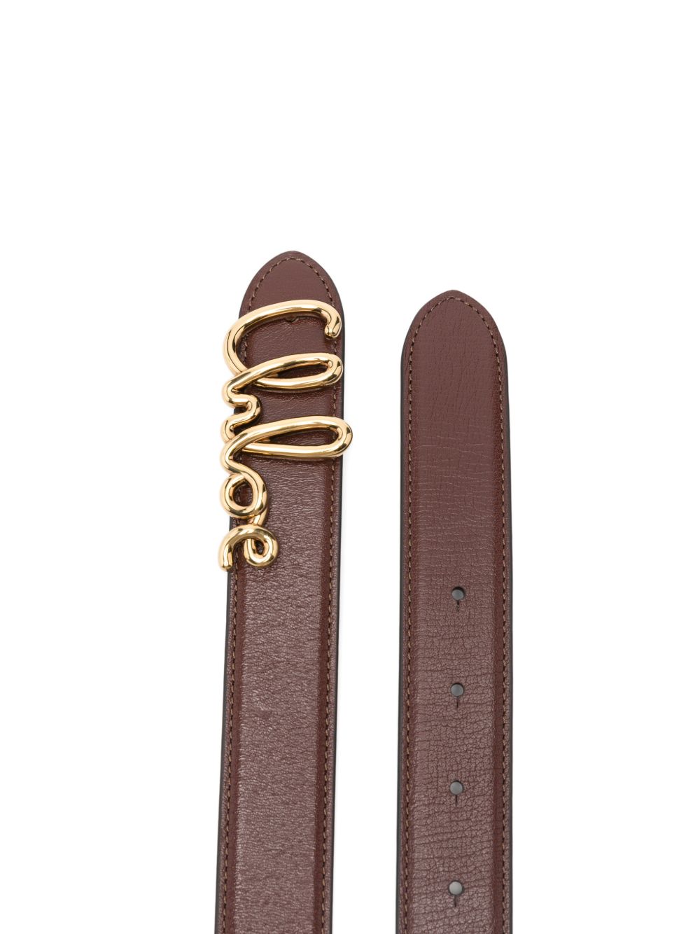CHLOÉ ICONIC LEATHER BELT