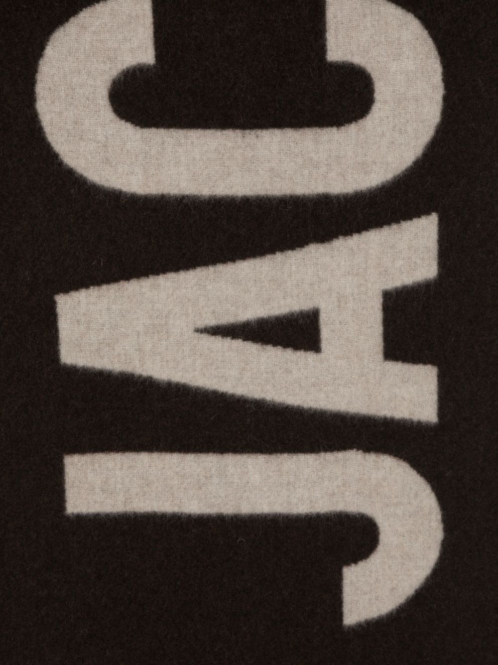 LOGO WOOL SCARF