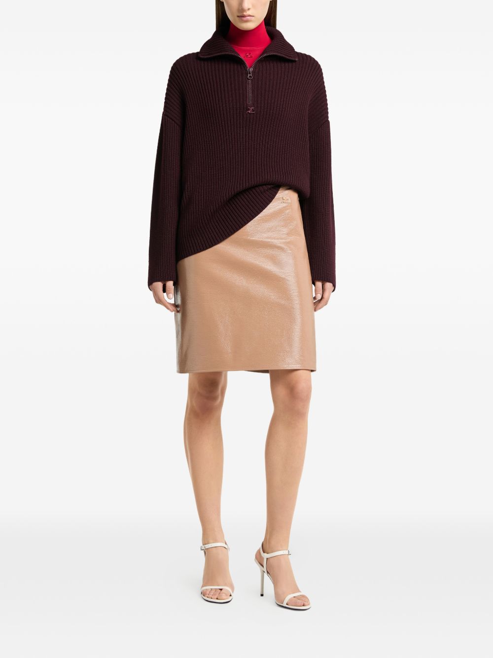 RIBBED WOOL SWEATER