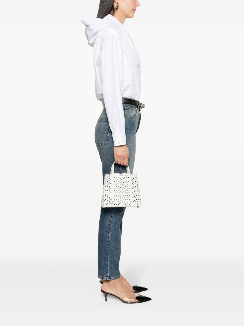 MINA 20 LEATHER HANDBAG