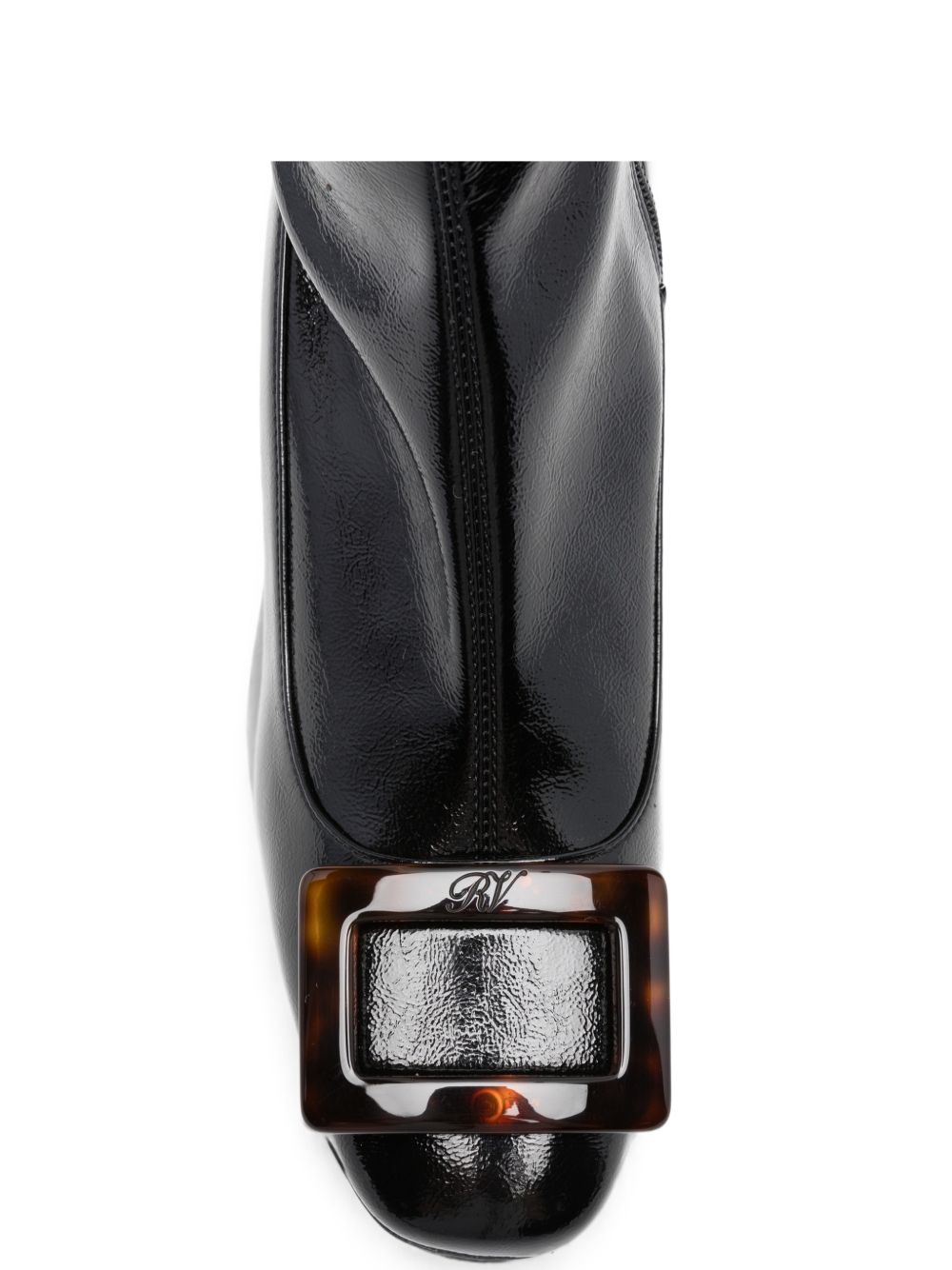 ROUNDY TURTLE LEATHER BOOTS