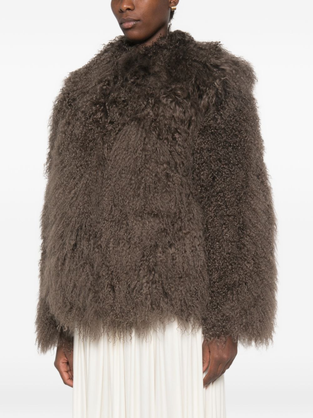 SHEARLING-EFFECT JACKET