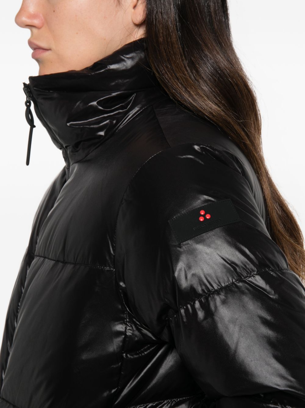 LAMINE CROPPED DOWN JACKET