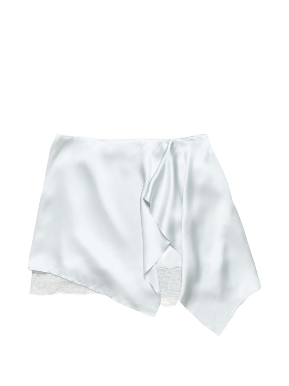 SATIN MINI SKIRT
