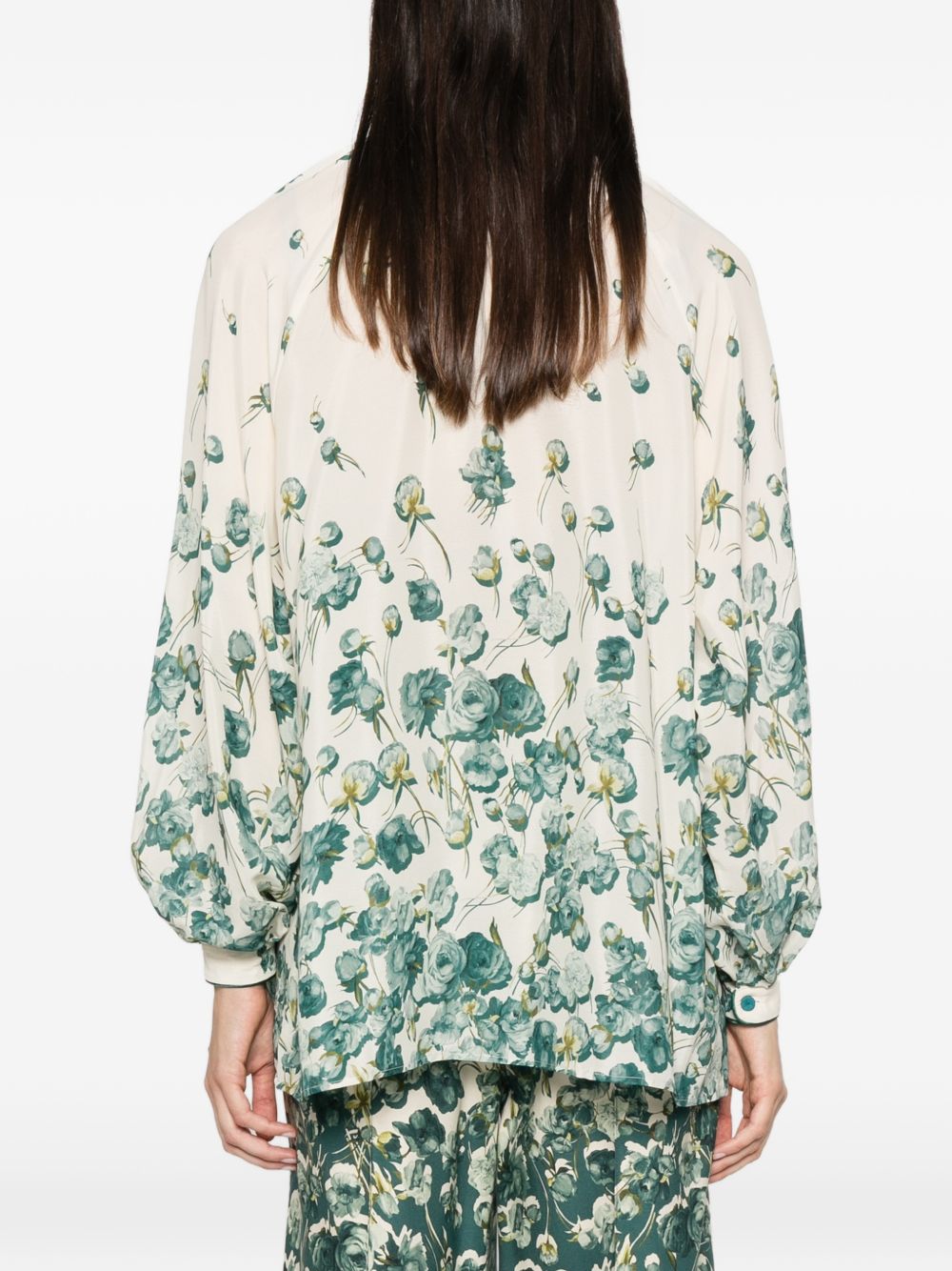 SILK BLEND PRINTED SHIRT