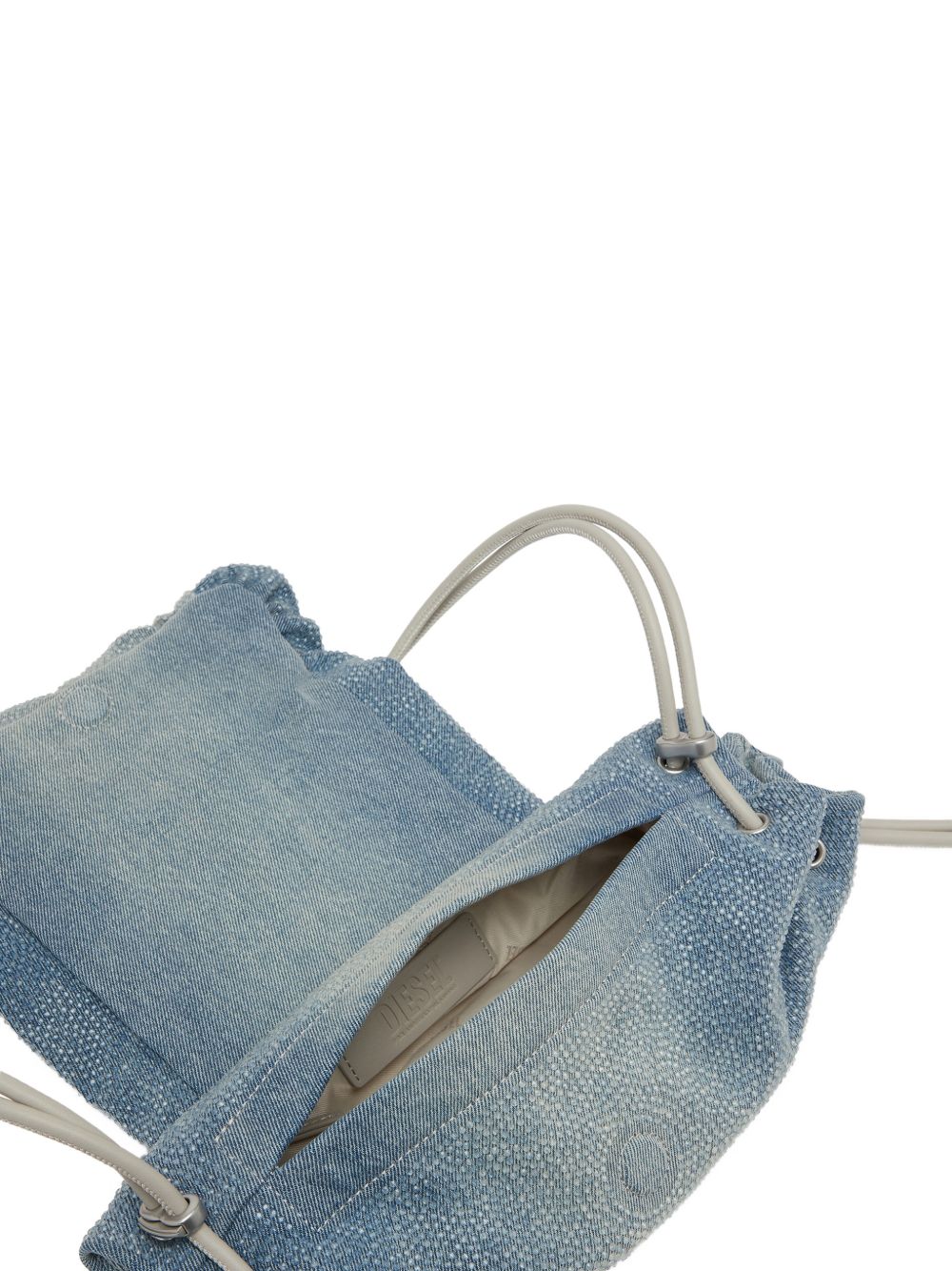 SCRUNCH DENIM SHOULDER BAG