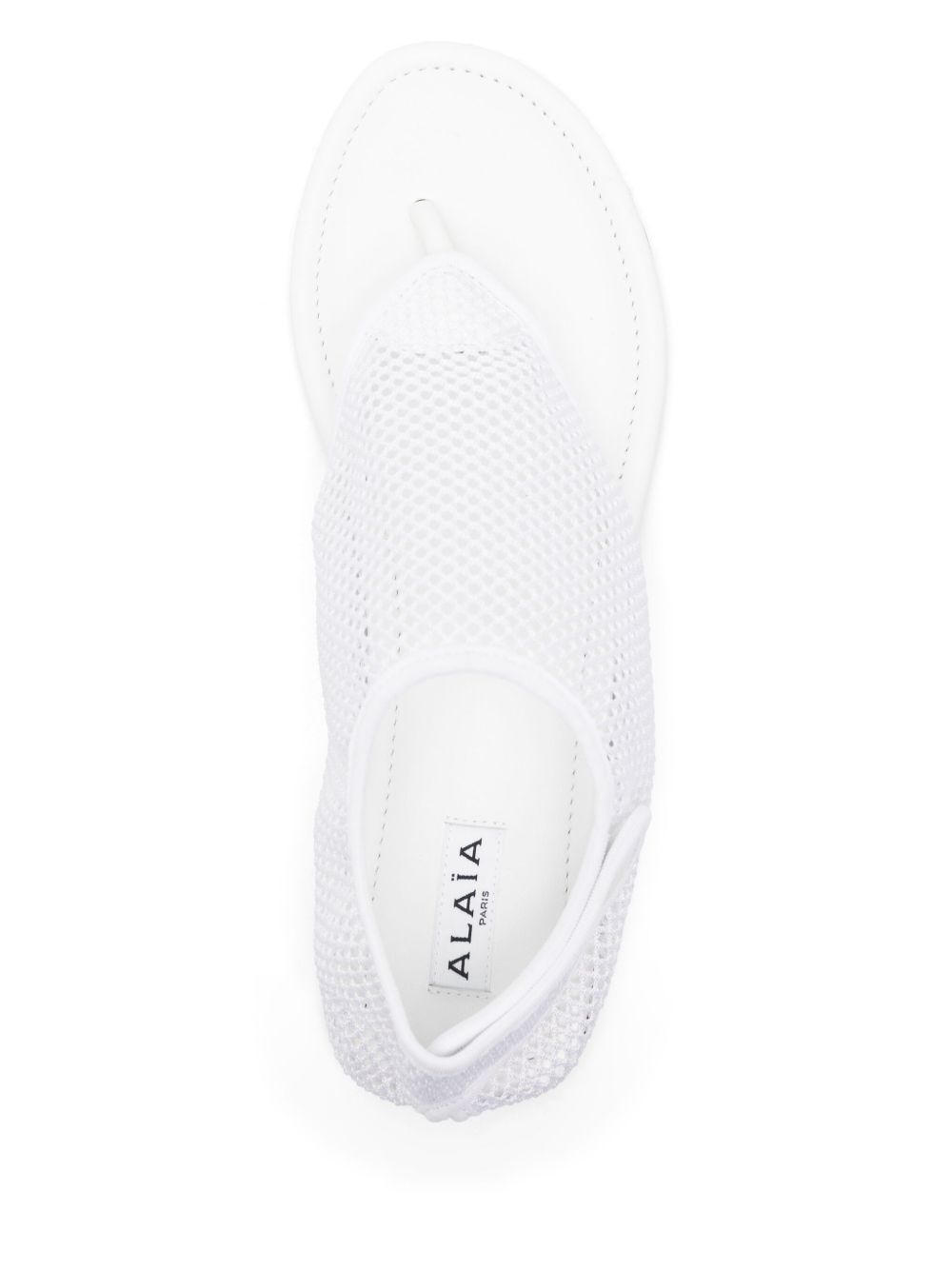 FISHNET THONG SANDALS