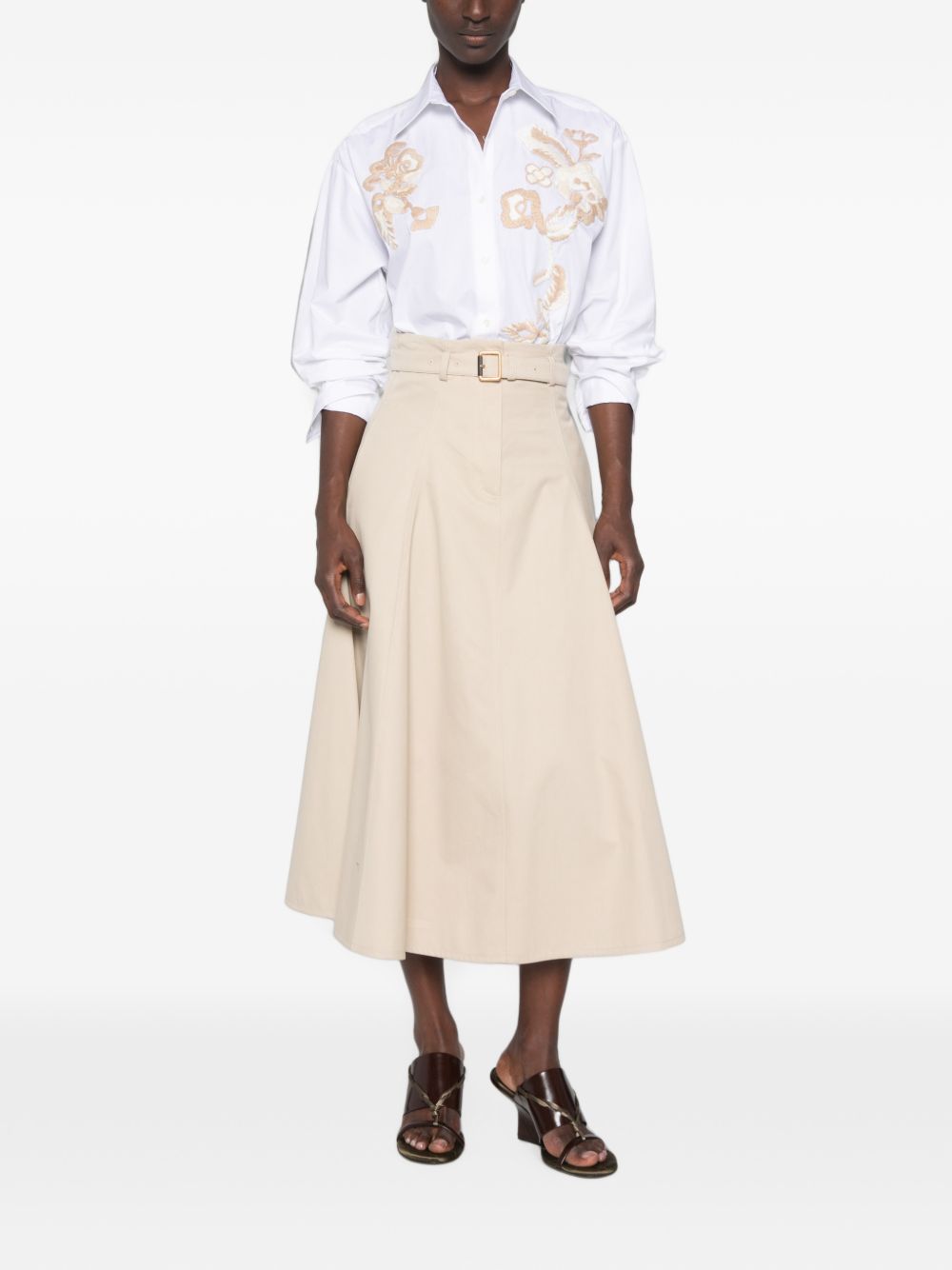 EMBROIDERED COTTON SHIRT