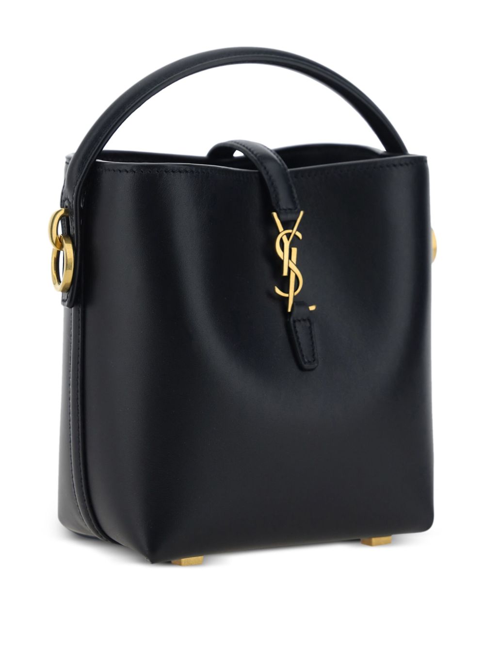 LE 37 MINI LEATHER BUCKET BAG