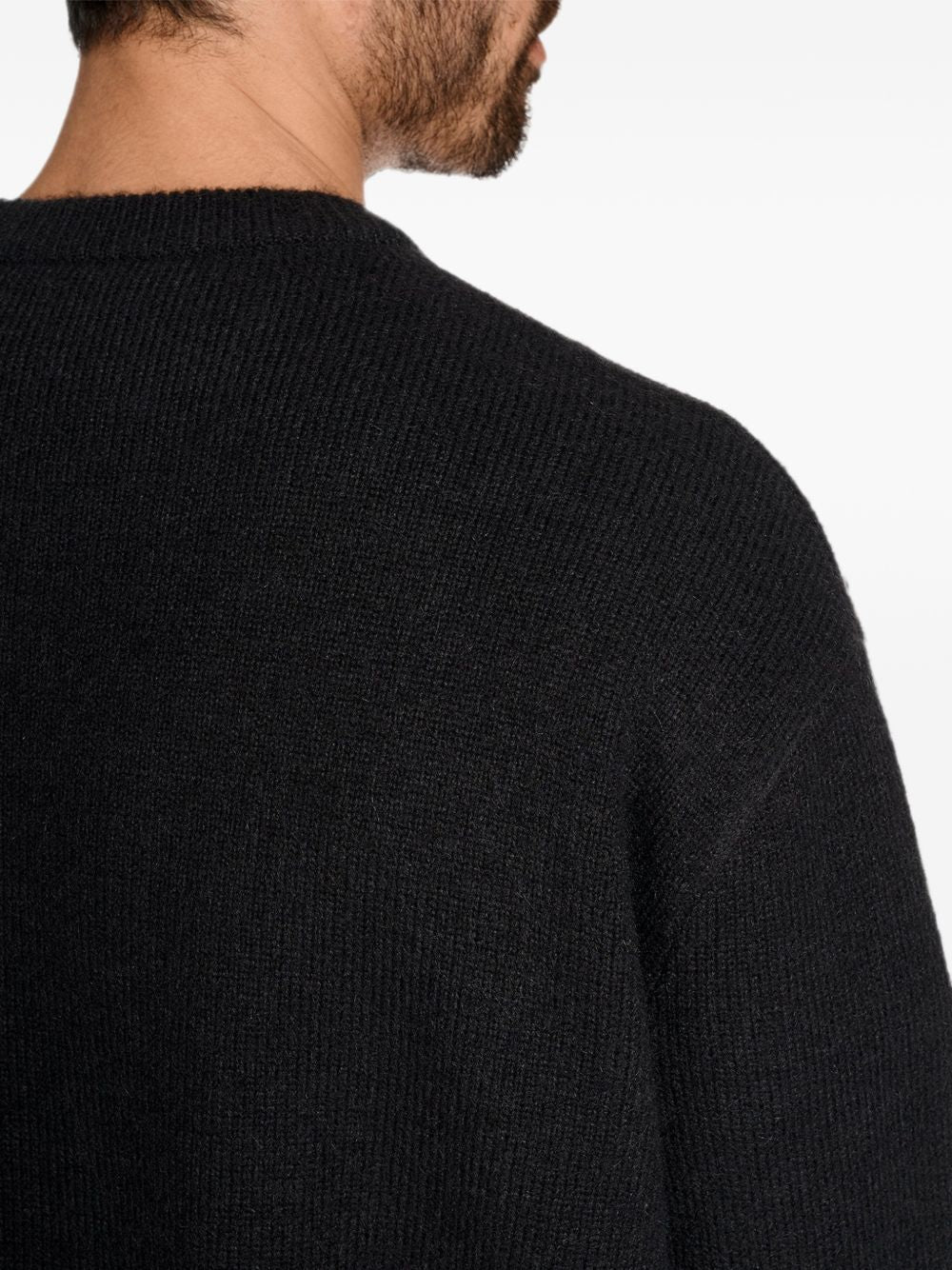 WOOL BLEND CRENWNECK SWEATER