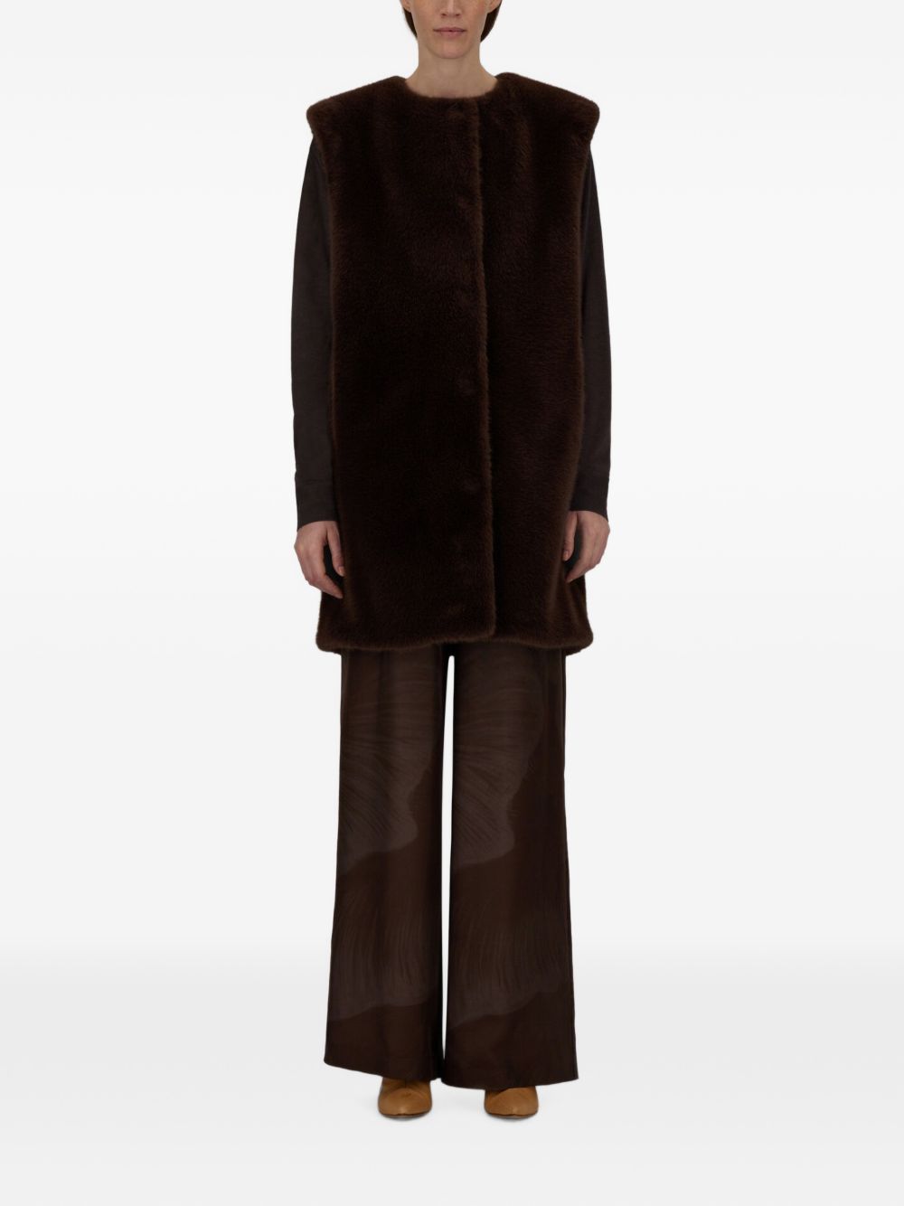 FAUX FUR VEST