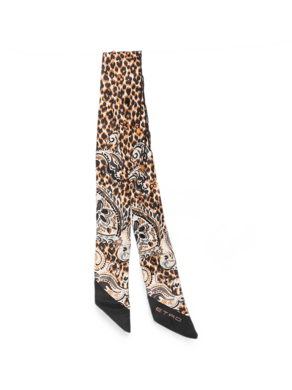 PRINTED SILK FOULARD