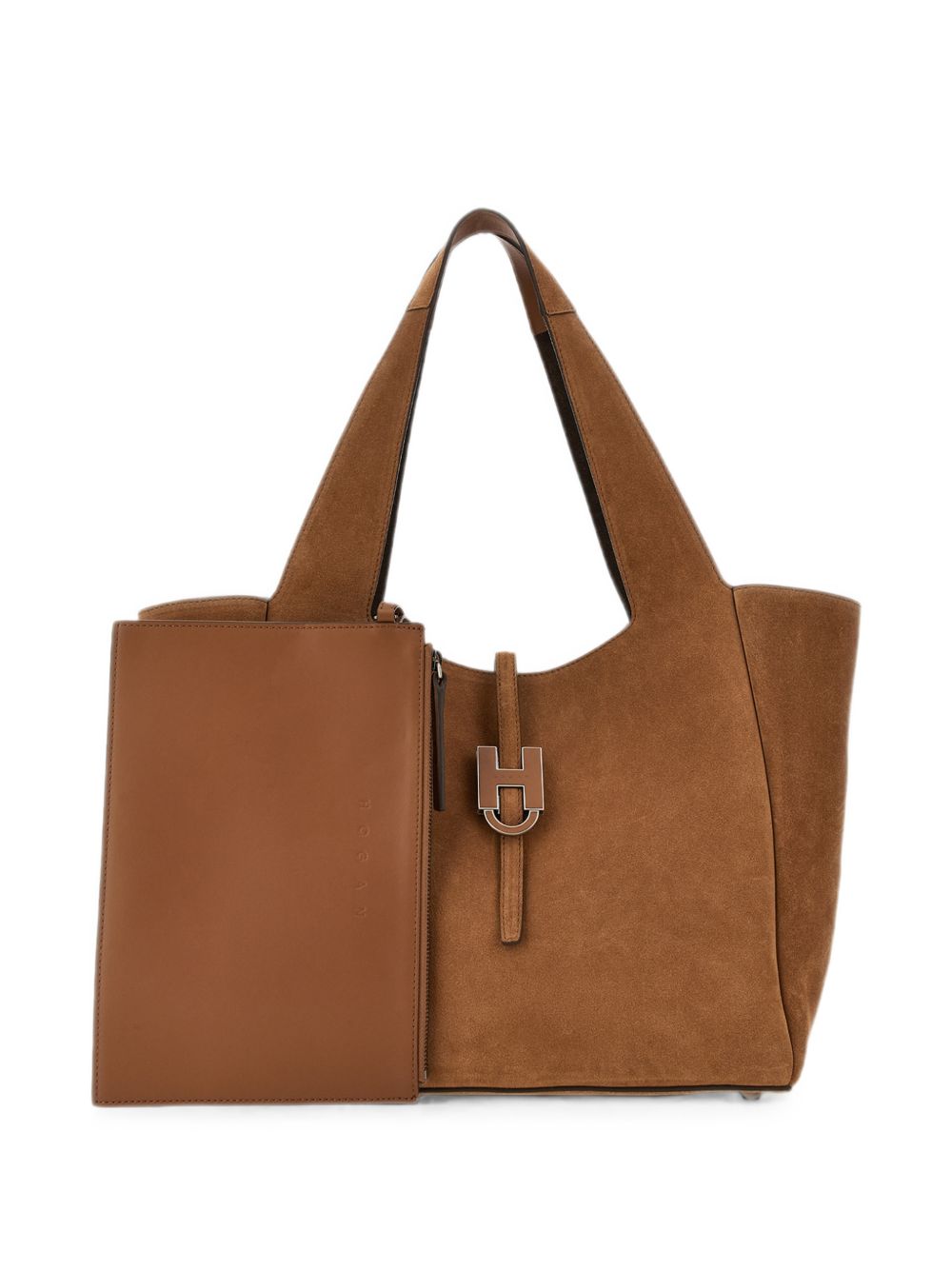 HOGAN TREND LEATHER TOTE BAG