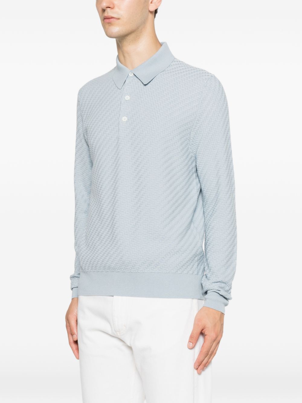 COTTON AND CASHMERE POLO SHIRT