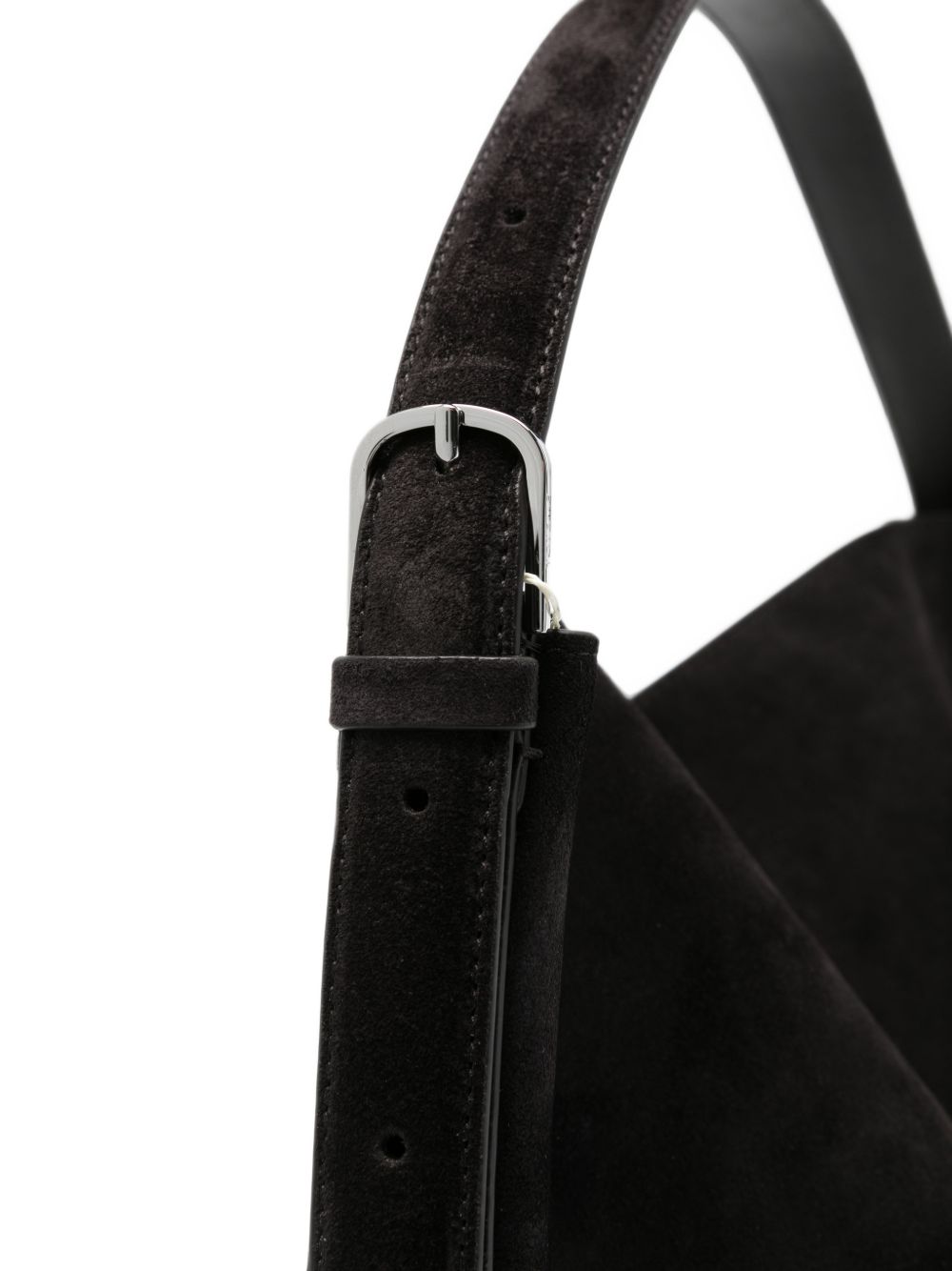 BELTED MEDIUM LEATHER TOTE BAG