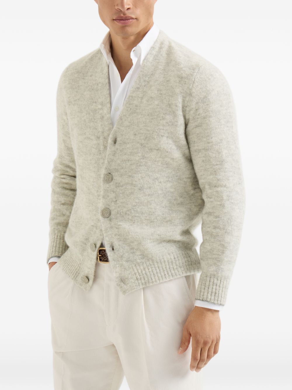WOOL AND CASHMERE CARDIGAN