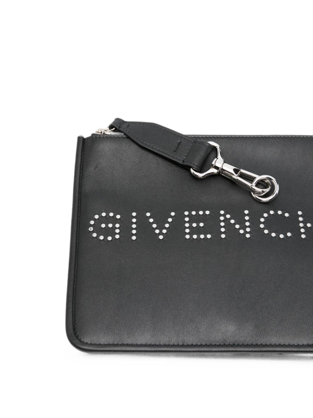 LOGO LEATHER POUCH