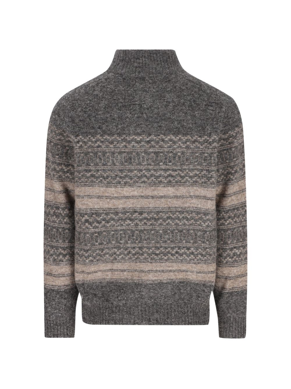 WOOL ZIPPED CARDIGAN