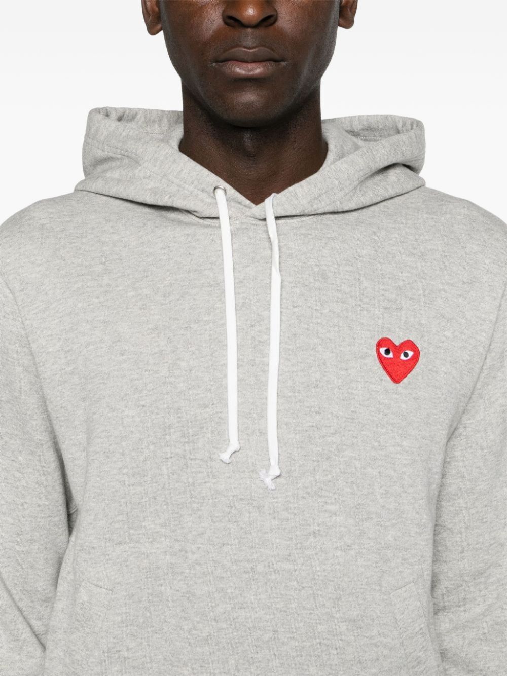 RED HEART COTTON HOODIE