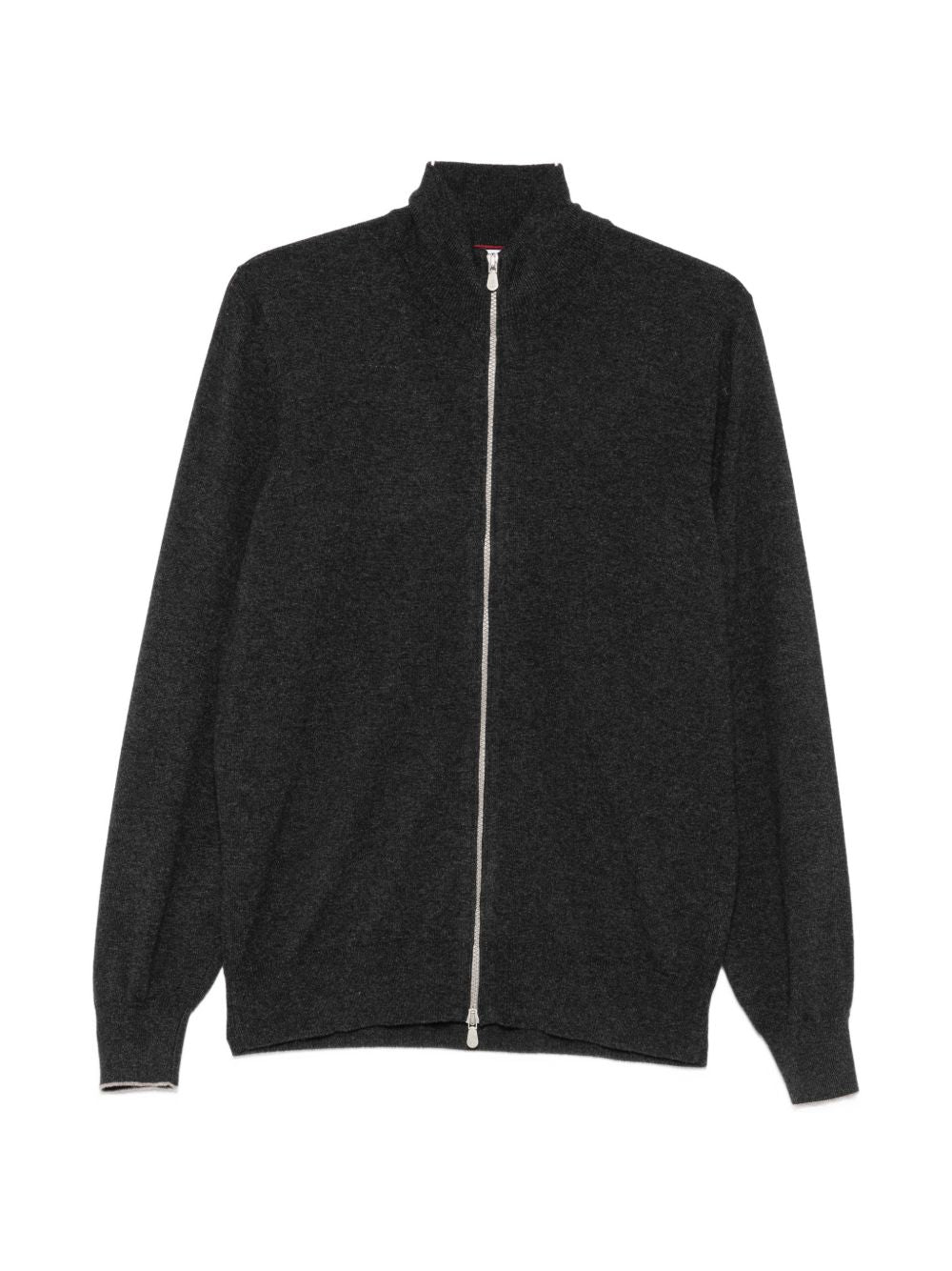 CASHMERE ZIPPED CARDIGAN