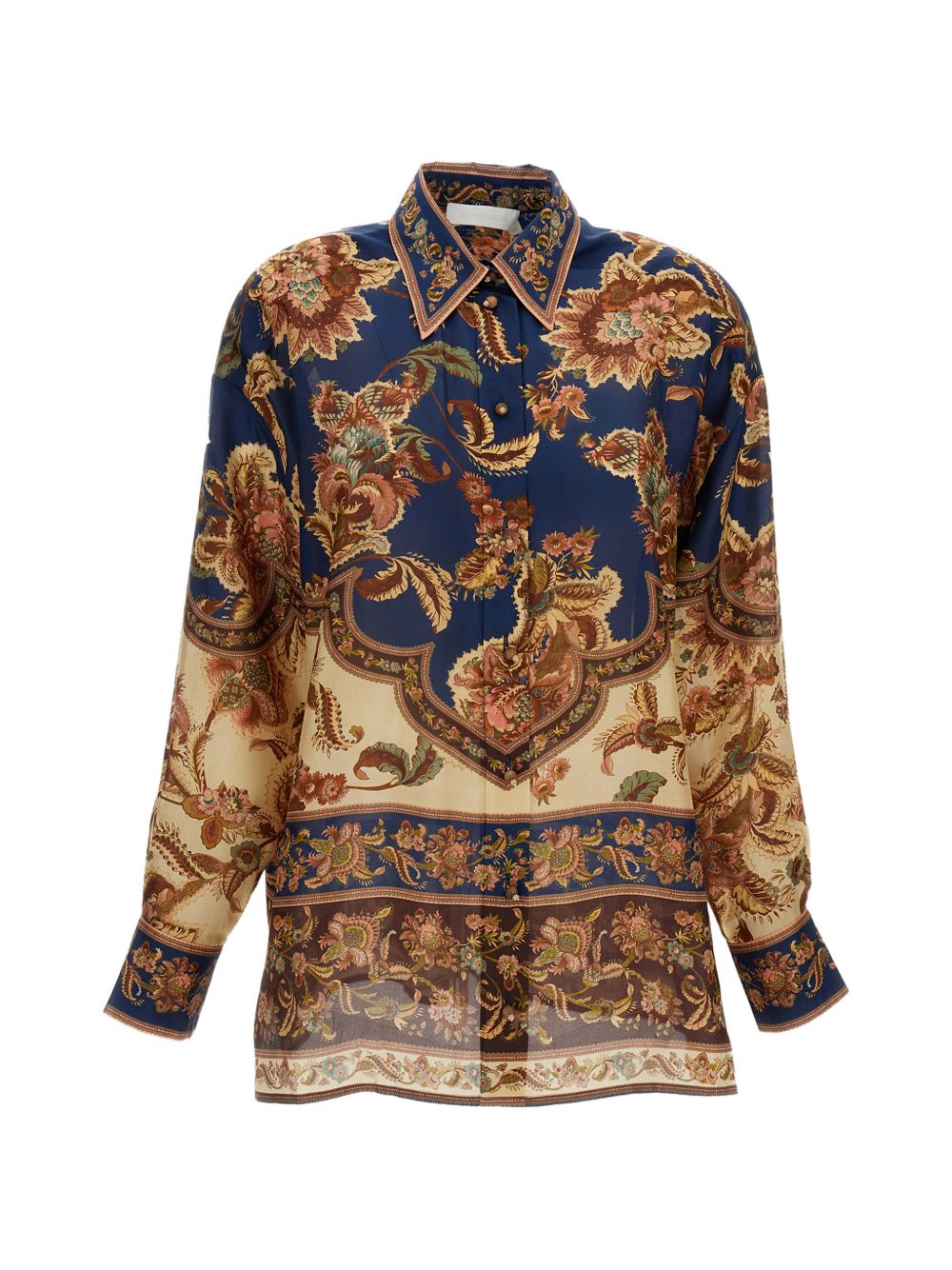 ASTER PRINTED SILK SHIRT