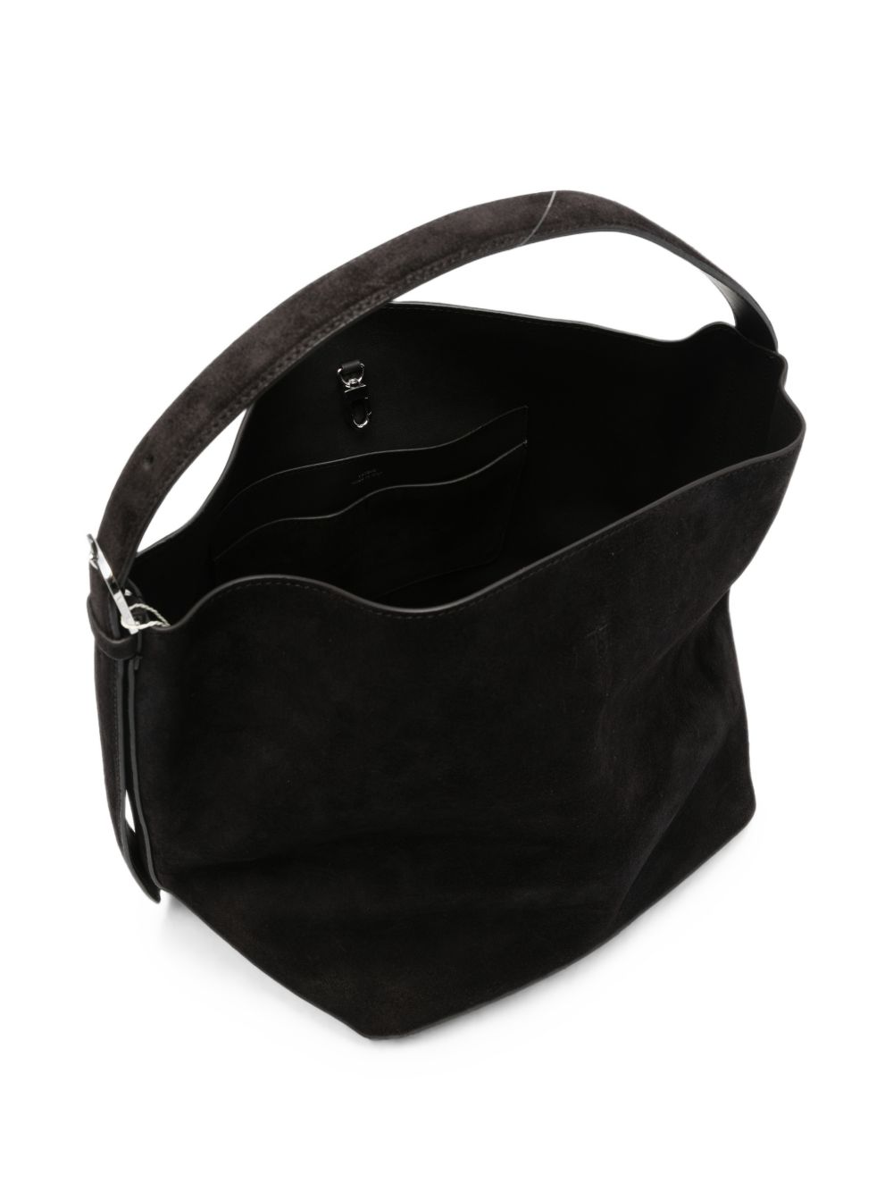 BELTED MEDIUM LEATHER TOTE BAG