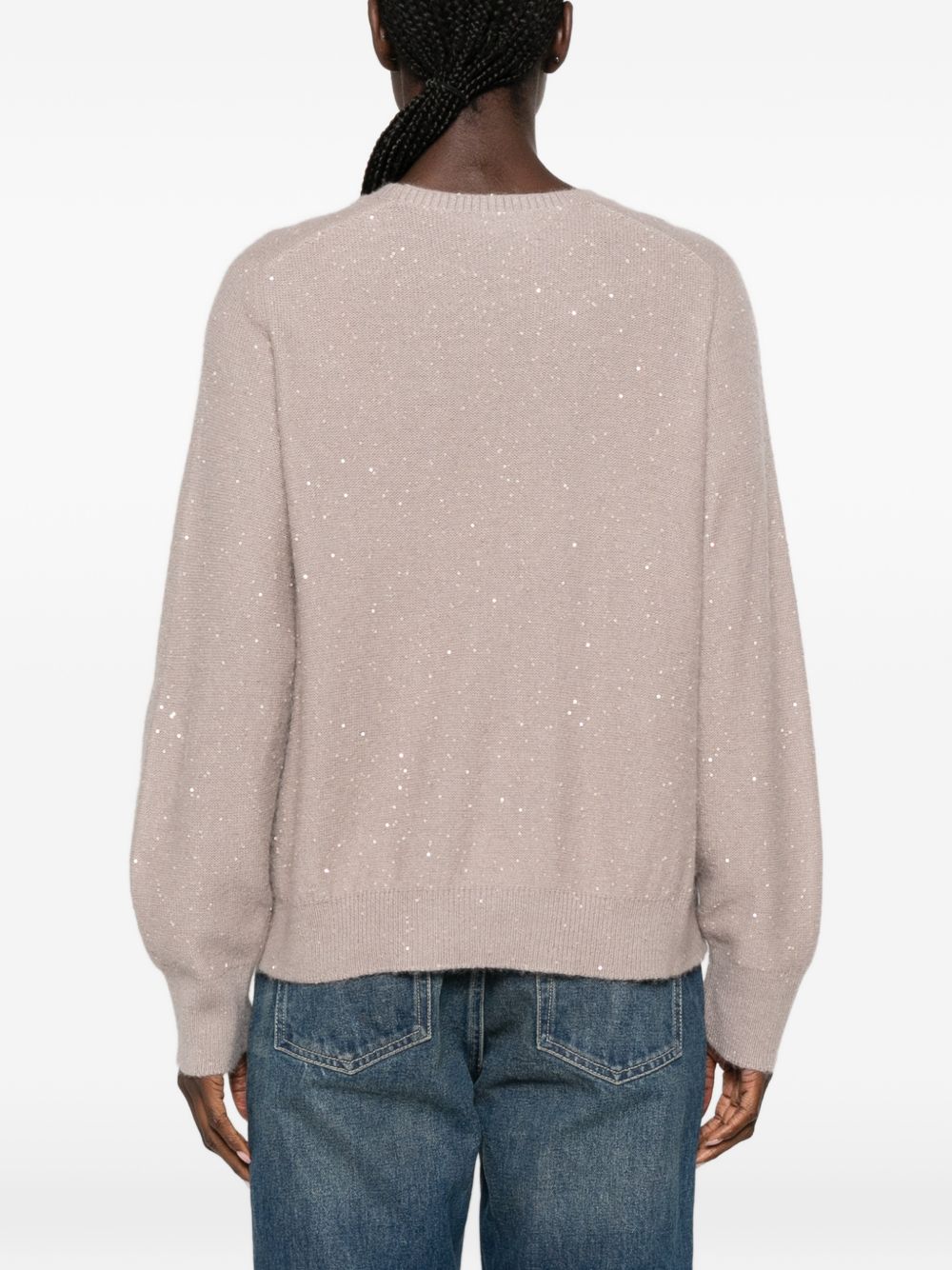 WOOL AND SILK BLEND SWEATER