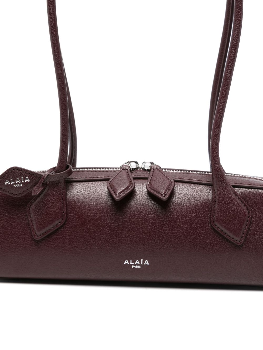 LE TECKEL MEDIUM LEATHER SHOULDER BAG