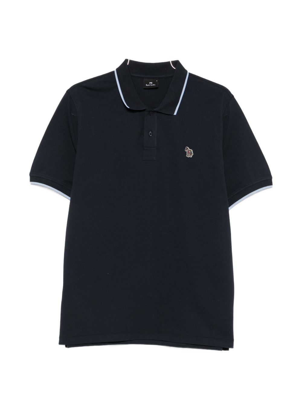 ZEBRA LOGO COTTON POLO SHIRT