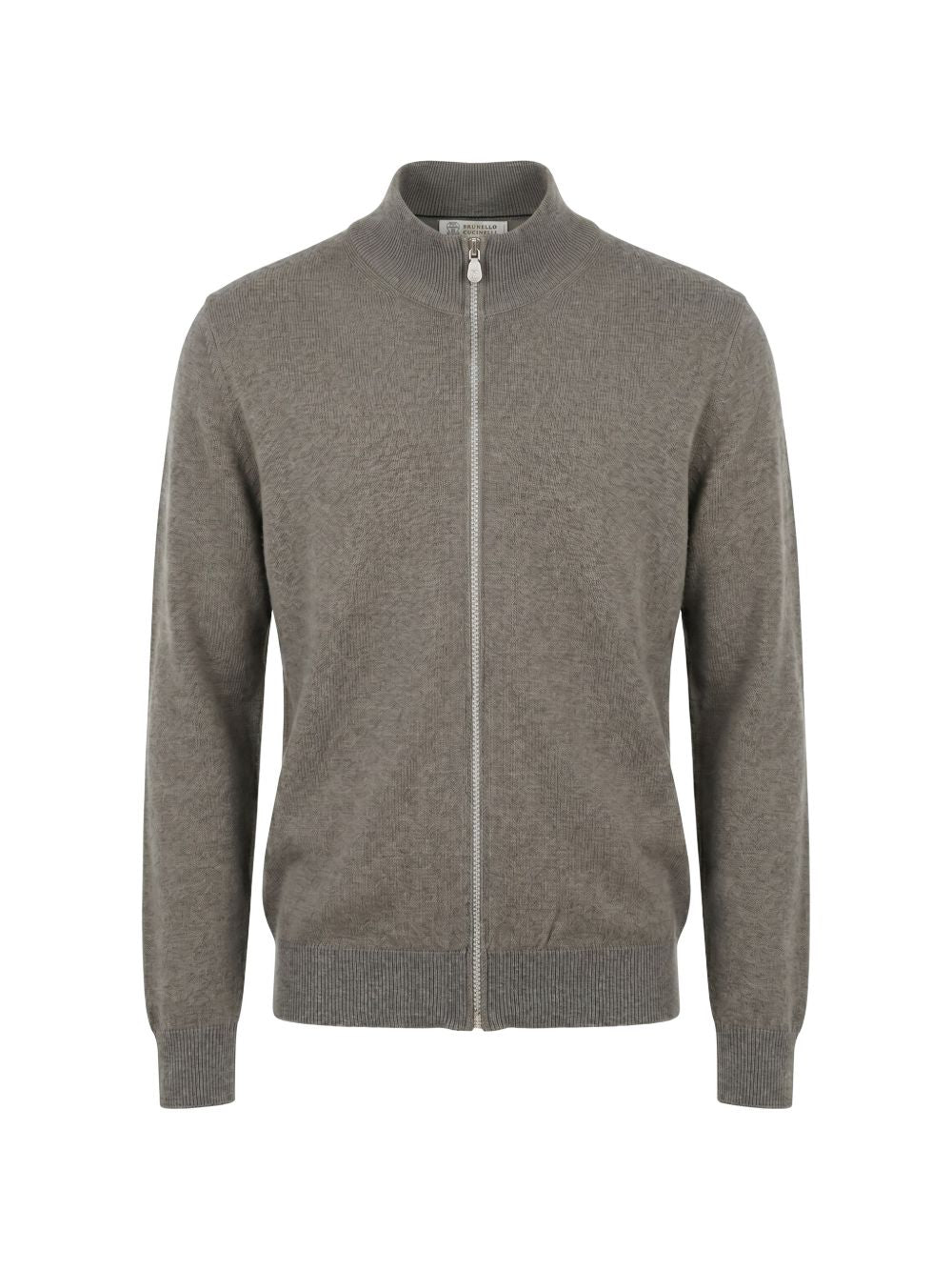 CASHMERE ZIPPED CARDIGAN