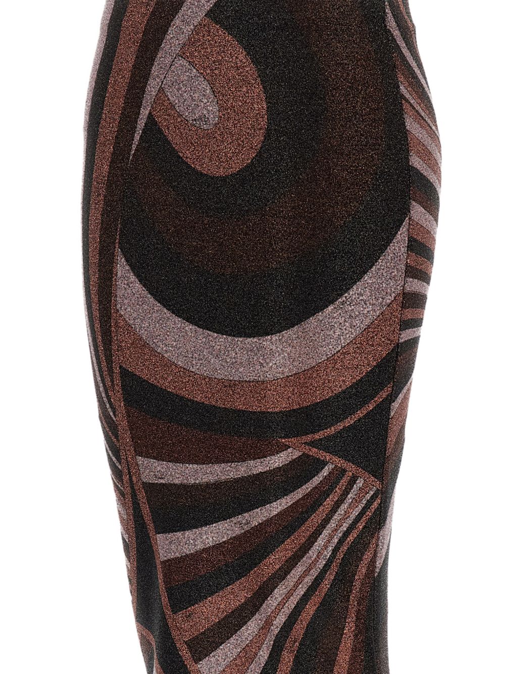PRINTED MIDI SKIRT