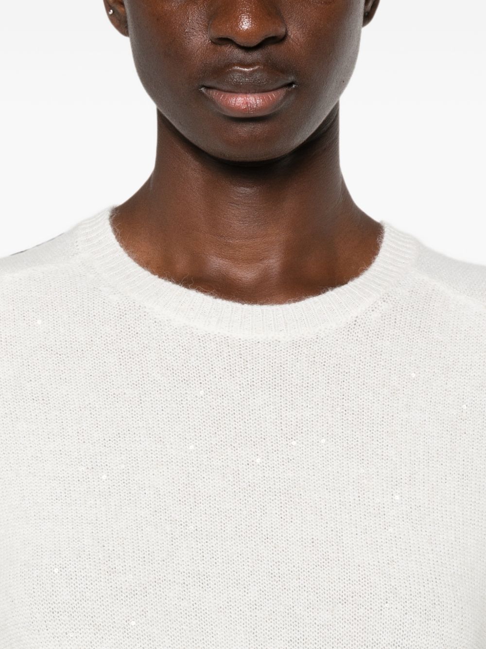 WOOL AND SILK BLEND SWEATER