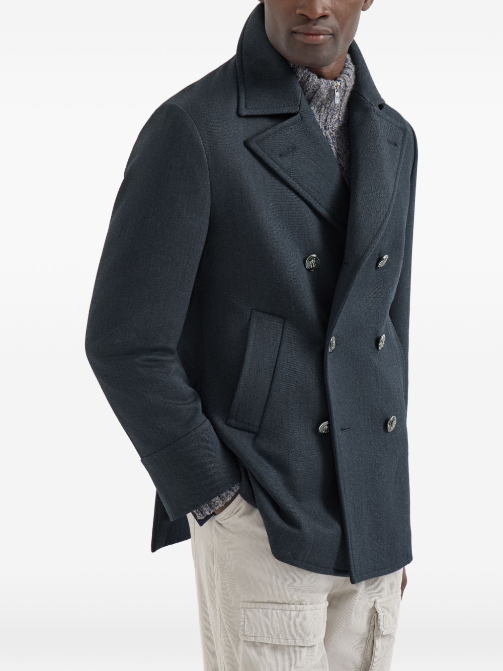 WOOL CABAN COAT