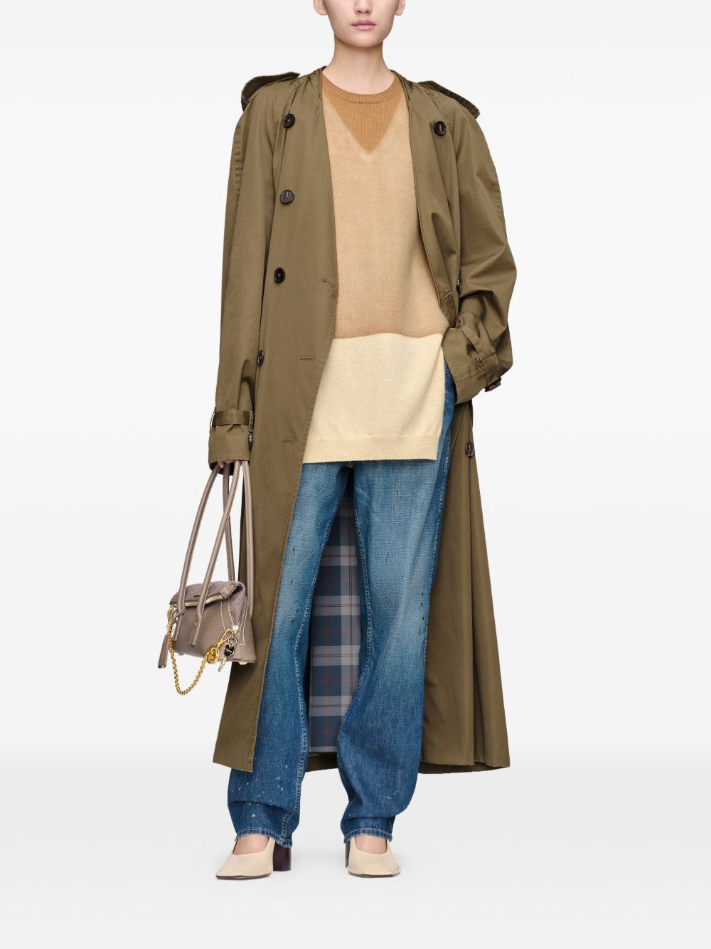 DOUBLE-BREASTED TRENCH COAT