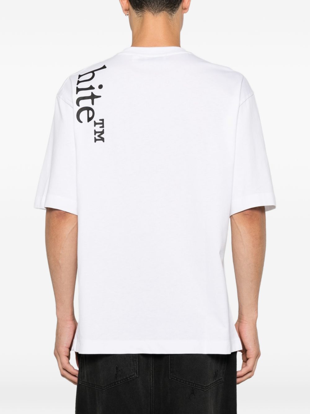 VERTICAL BOOKISH SKATE COTTON T-SHIRT