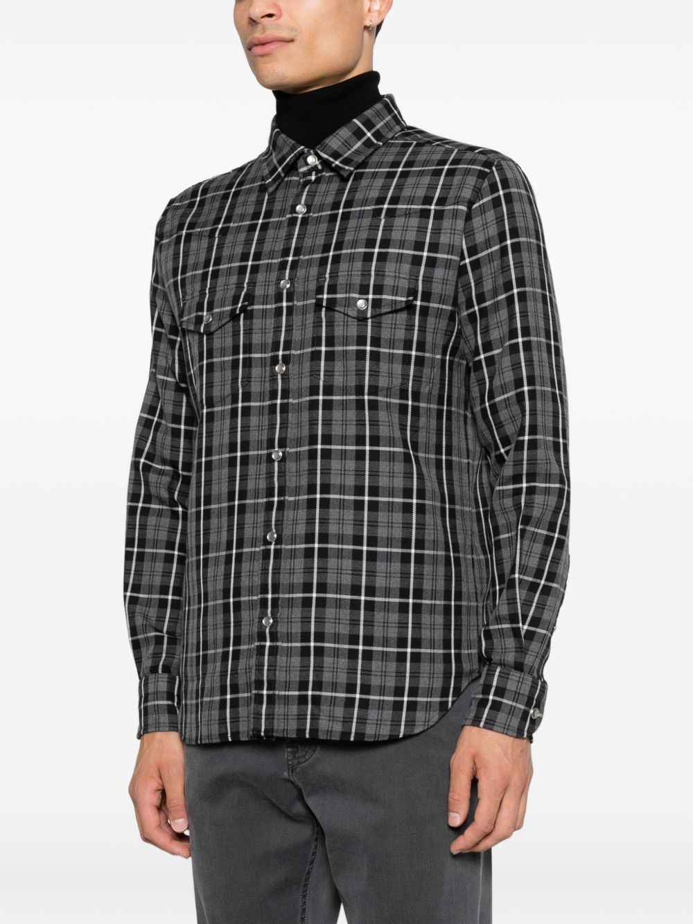 CHECKED COTTON SHIRT