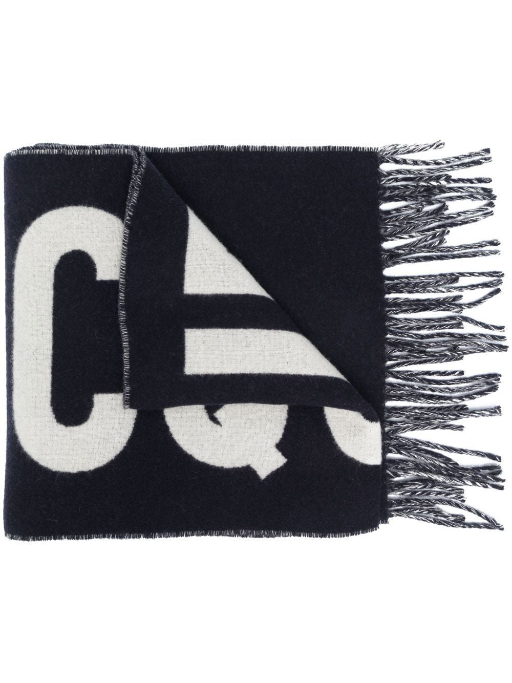 LOGO WOOL SCARF