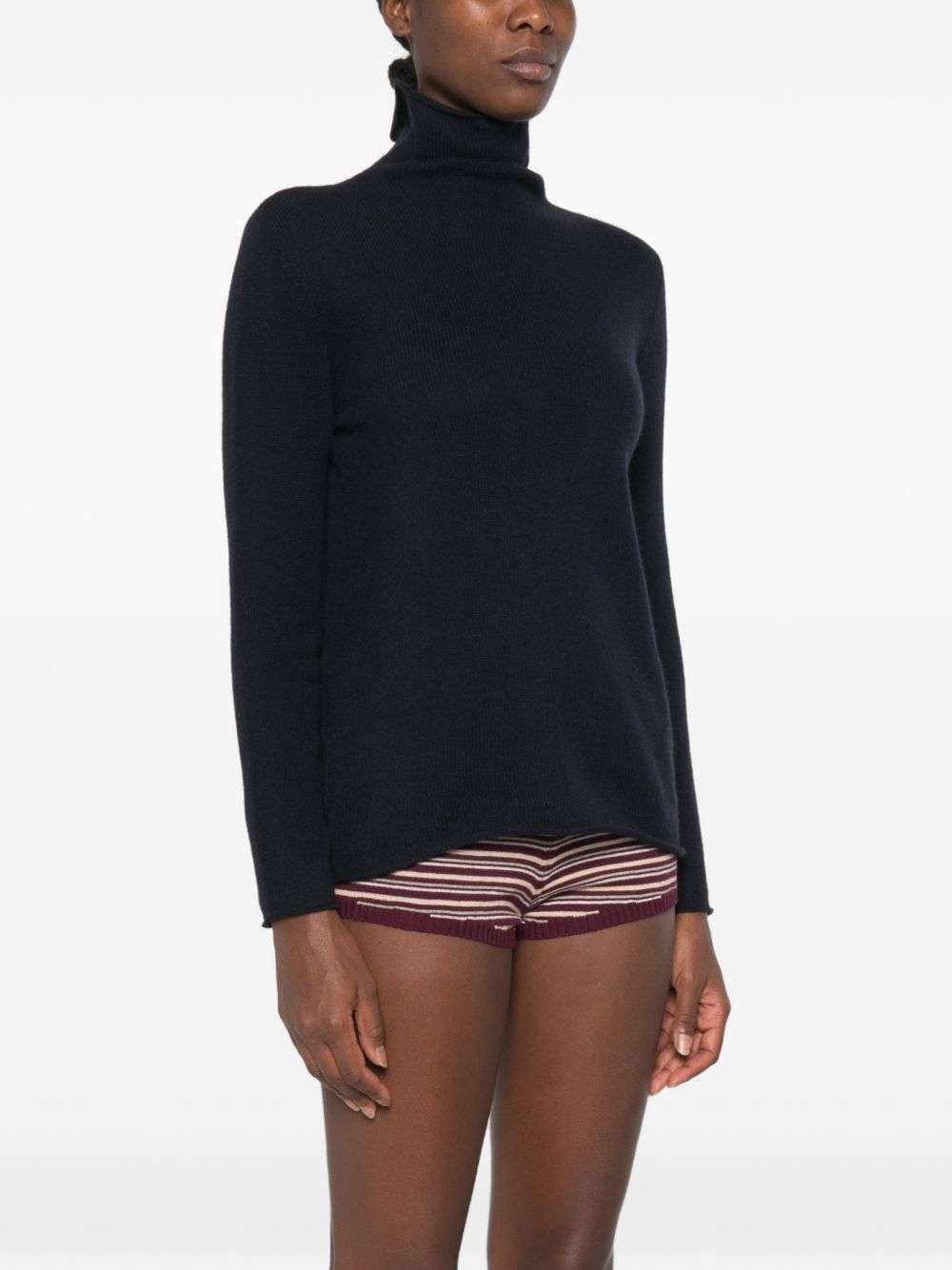 CASHMERE TURTLE-NECK SWEATER