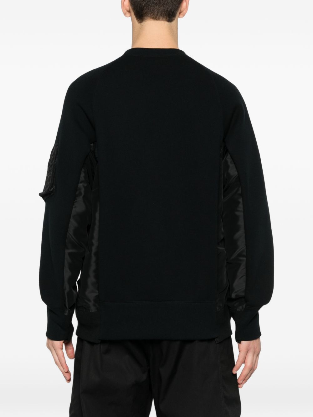 NYLON AND COTTON SWEATER