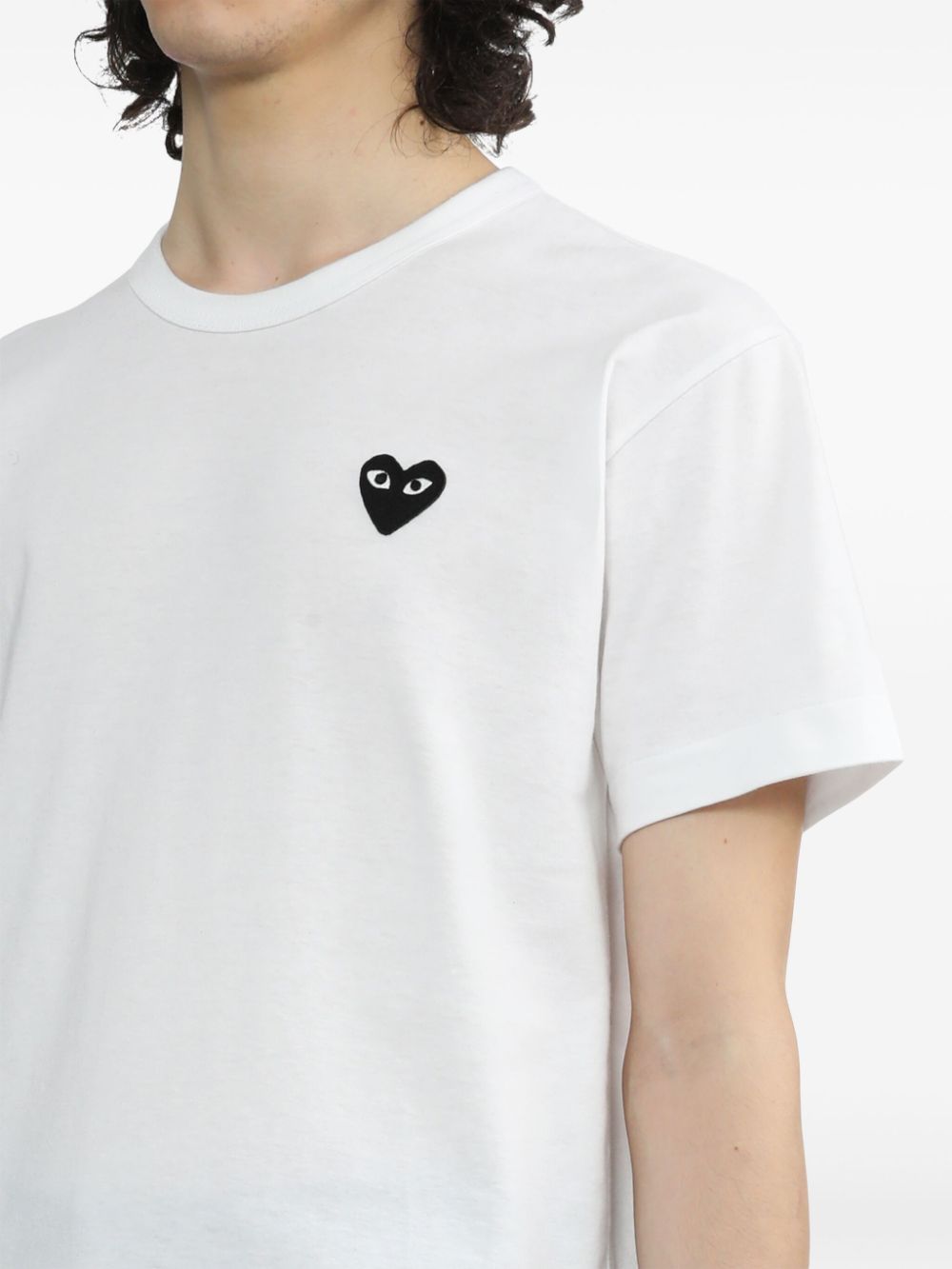BLACK HEART COTTON T-SHIRT
