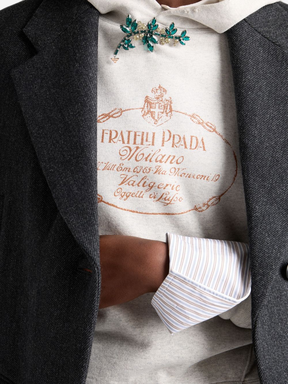 LOGO COTTON HOODIE